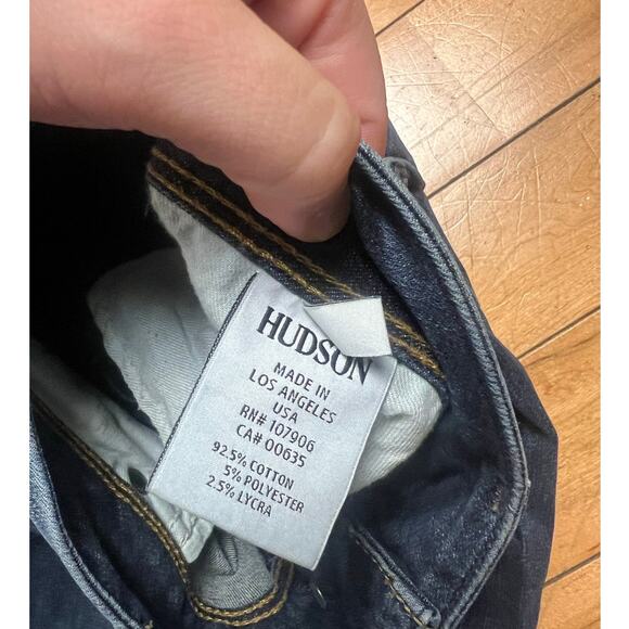 Hudson Beth Baby Bootcut Dark Wash Stretch Denim Size 31 - Picture 5 of 7